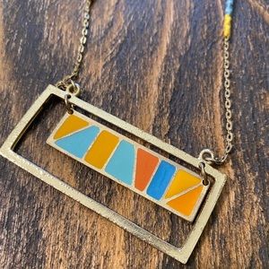 Unique gold necklace